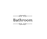 LRRH Creative Home Decoration Bathroom Removable Cute Door Stickers For Toilet/ Washroom /Bathroom /Restroom Decorations(Bathroom)