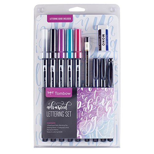 Tombow 56191 Advanced Lettering Set. Includes Need to Enhance Your Hand Lettering