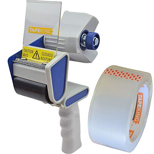 Tape King Handheld Packing Tape Dispenser Gun with Bonus Roll - 1 Pack