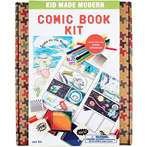 Book Cover Kid Made Modern K006 Comic Book Kit Childrens Craft, Multi