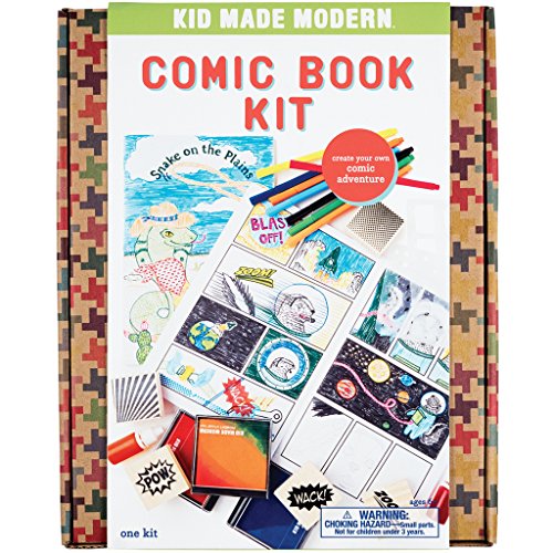 Kid Made Modern K006 Comic Book Kit Childrens Craft, Multi