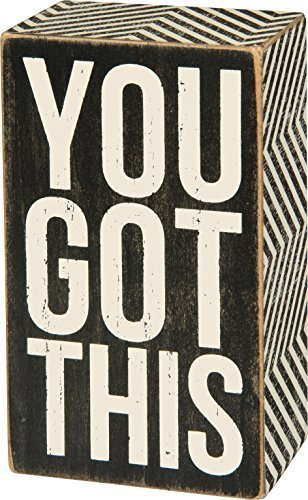 Book Cover Primitives By Kathy Box Sign - You Got This - 3