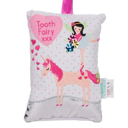 Book Cover Floss & Rock Fairy Unicorn Tooth Fairy Pillow