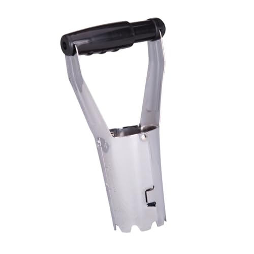 Edward Tools Bulb Planter - Bend Free Tool for Planting Bulbs - Automatic Soil Release for Digging/refilling Hole - Depth Marker for More consistent Planting Tulips, Daffodils, Dahlias