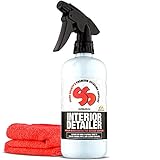 Shine Society Semi Gloss Interior Detailer for Vinyl, Plastic, Rubber, Leather and More, with Microfiber Towel Included (18 oz.)