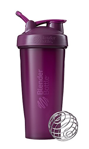 Book Cover BlenderBottle Classic Shaker Bottle Perfect for Protein Shakes and Pre Workout, 28-Ounce, Plum