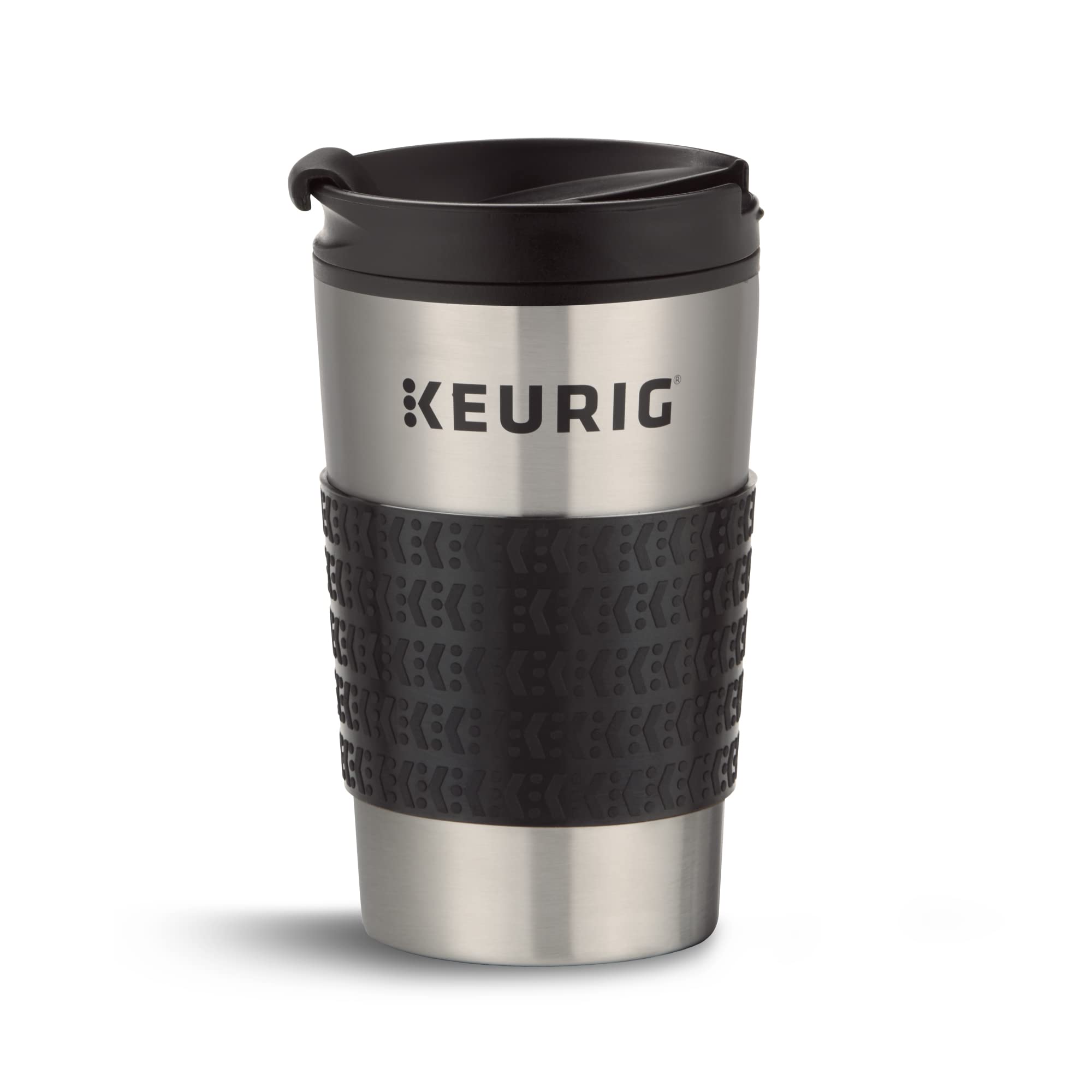 Book Cover Keurig Travel Mug Fits K-Cup Pod Coffee Maker, 1 Count (Pack of 1), Stainless Steel