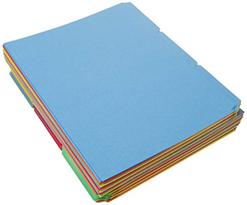 Book Cover Amazon Basics File Folders - Letter Size (100 Pack) â€“ Assorted Colors