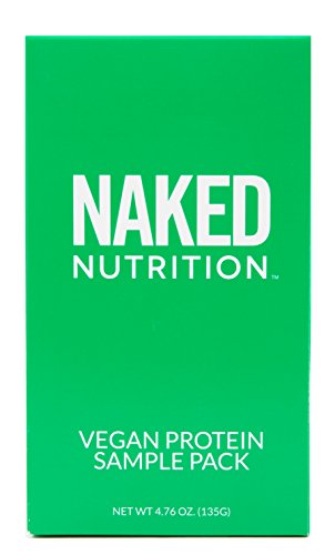 Book Cover Naked Nutrition Vegan Sample Pack - Naked Pea, Chocolate Less Naked Pea, Vanilla Less Naked Pea, and Naked Rice