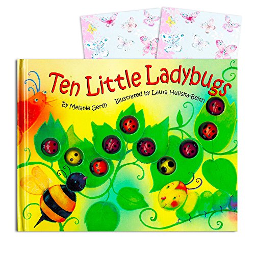 Book Cover Titoland Ten Little Ladybugs Book for Toddlers and Babies Includes Pack of Butterfly Stickers