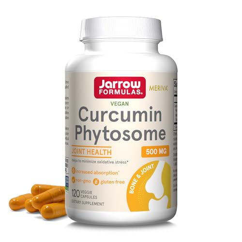 Jarrow Formulas Curcumin Phytosome (Meriva), 500mg, 120 Capsules