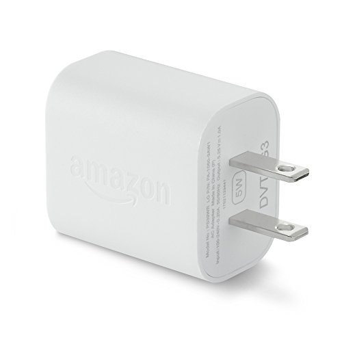 Book Cover Amazon 5W USB Official OEM Charger and Power Adapter for Fire Tablets and Kindle eReaders - White
