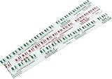 Allstar Performance Plastigage, 0.002-0.006 in and 0.025 to 0.076 mm Measurement Range, 12 in Strips, Green/Red, Kit