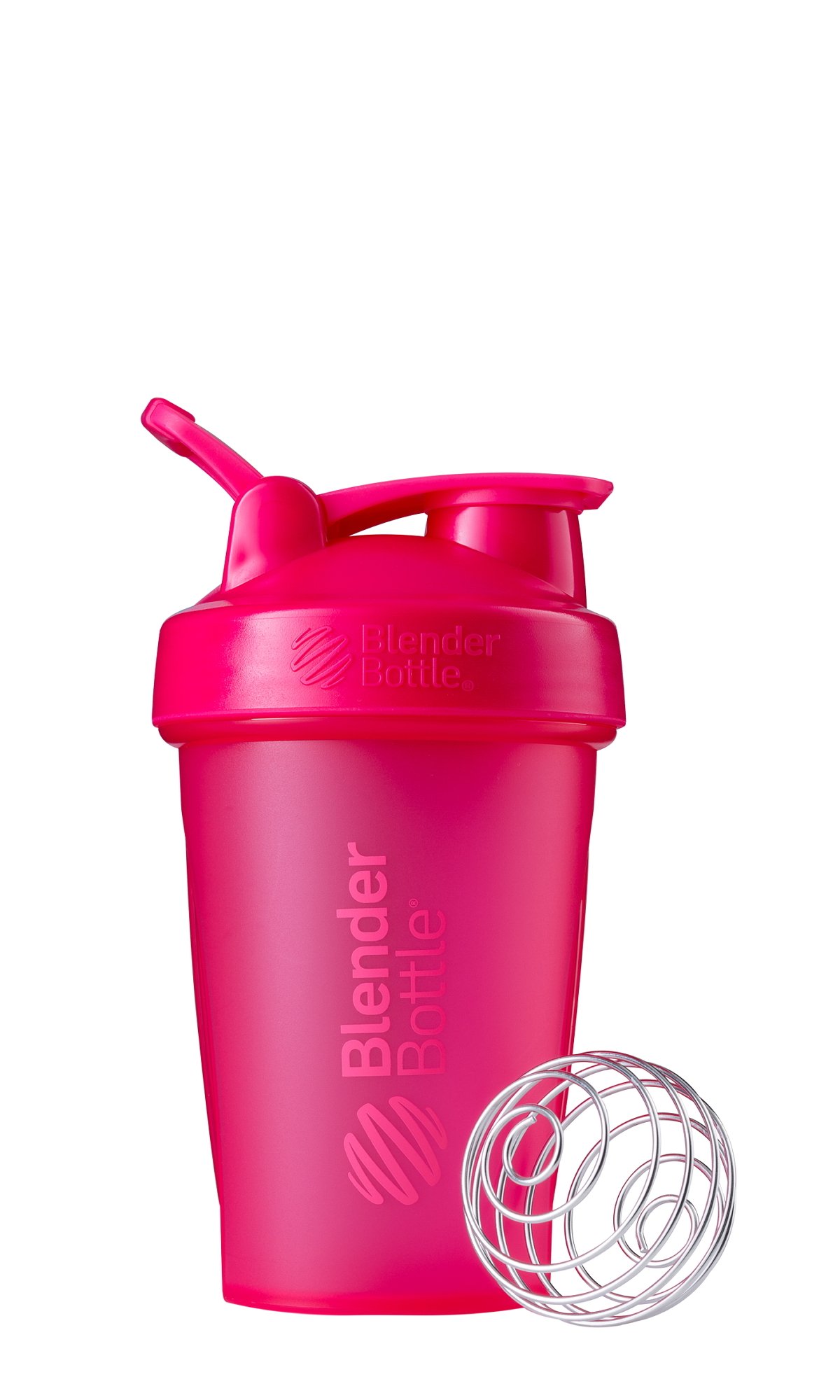 BlenderBottle Classic Shaker Bottle Perfect for Protein Shakes and Pre Workout, 20-Ounce, Pink 20oz Pinnk Bottle