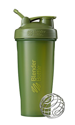 Book Cover BlenderBottle Classic Shaker Bottle Perfect for Protein Shakes and Pre Workout, 28-Ounce, Moss Green