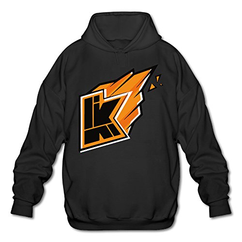 Kwebbelkop Youtube Men's Fleece Hoodie Adult Sweater Black XXL