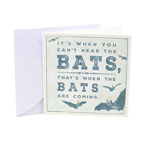 Hallmark Studio Ink Birthday Card (Bats Are Coming)