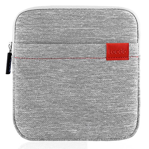 Book Cover Lacdo Waterproof External USB CD DVD Writer Blu-Ray Protective Storage Carrying Case Bag Compatible Apple MD564ZM/A SuperDrive,Magic Trackpad, Samsung / LG / Dell / ASUS / External DVD Drives, Gary