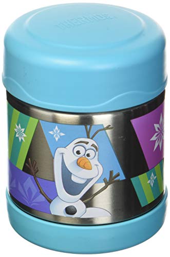 Book Cover Genuine Thermos Frozen FUNTAINER Vacuum Insulated Stainless Steel Food Jar - Blue (10oz)