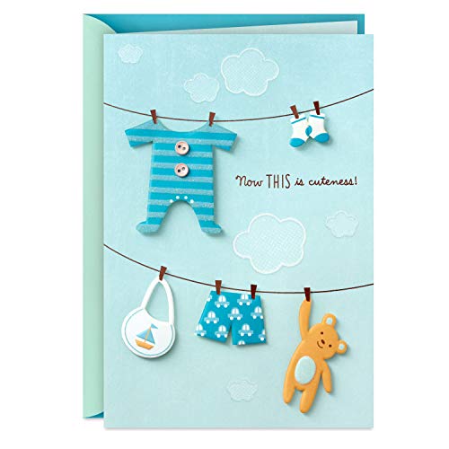 Book Cover Hallmark Baby Shower Card (Blue, Now This is Cuteness)