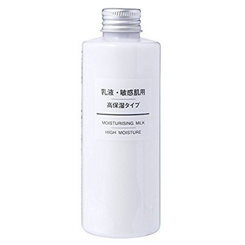 MUJI Sensitive Skin Moisturizing Milk, High Moisturizing, 200ml