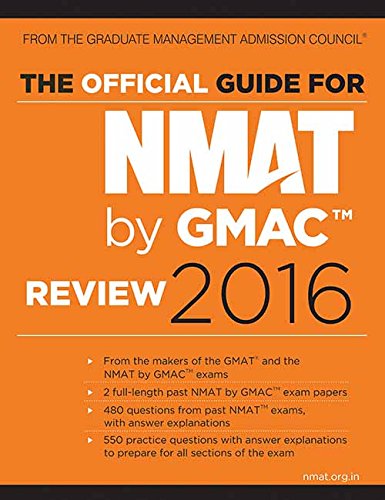 The Official Guide for NMAT by GMAC Review 2016