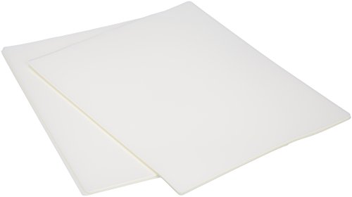 Book Cover AmazonBasics Thermal Laminating Plastic Laminator Sheets - 8.9 Inch x 11.4 Inch, 50-Pack