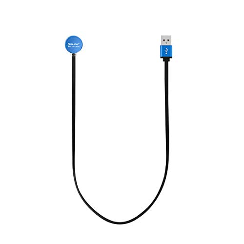 Olight MCC Upgraded Magnetic Charging Cable for S1R II, S2R II, H2R,M2R,Warrior X,Seeker 2 Pro,Seeker 2,Baton Pro,PL-Pro, M2R Pro,Perun,Warrior X Pro,not work with Javelot Pro and PL MINI 2