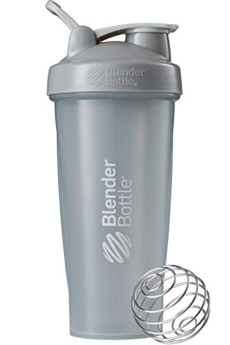 BlenderBottle Classic Loop Top Shaker Bottle, 28-Ounce, Pebble Grey