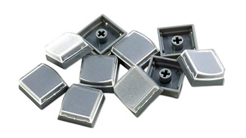 X-keys Keycap Cherry MX Compatible (Pack of 10) (1x1, Gray)