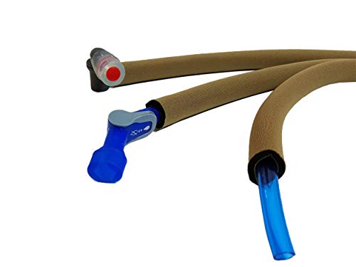 Hydration Pack Insulated Drink Tube Hose Cover Sleeve (Coyote Brown, 43)