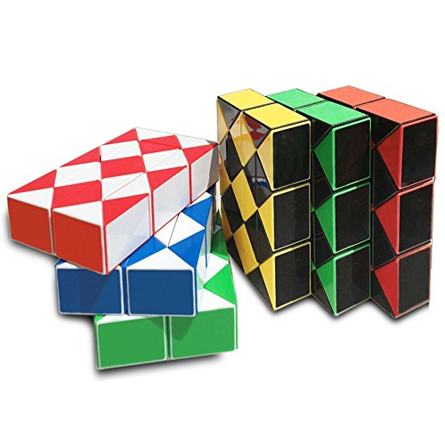 Yescube 6-Piece Magic Snake Puzzle Twisty Snake Magic Puzzle Cube Toy Collection