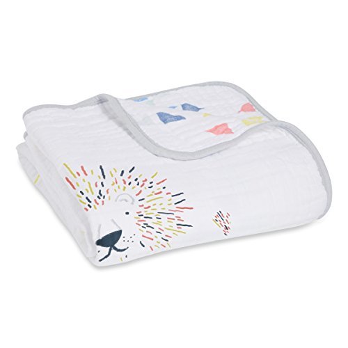 Book Cover aden + anais Dream Blanket | Boutique Muslin Baby Blankets for Girls & Boys | Ideal Lightweight Newborn Nursery & Crib Blanket | Unisex Toddler & Infant Bedding, Shower & Registry Gift, Leader of Pack