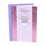 Hallmark Birthday Card for Wife (Purple Bouquet)