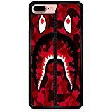 Bape Shark Red Army iPhone 7 Plus Case Black