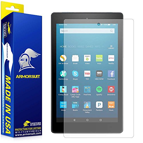 ArmorSuit MilitaryShield Anti-Glare Screen Protector for Fire HD 8 (6th Gen, 2016) - [Max Coverage] Anti-Bubble Matte Film