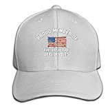GD54 Proud Member Of The Basket Of Deplorables Adjustable Hunting Peak Hat & Cap Ash