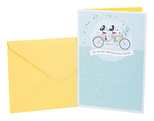 Hallmark Disney Anniversary Card for Couple (Mickey Mouse and Minnie Mouse) (0399RZB1110)