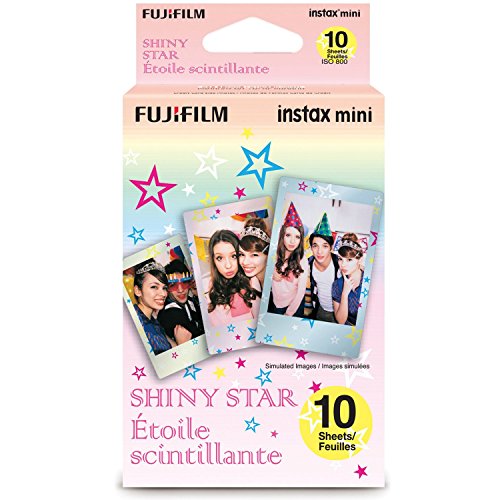 Fujifilm Instax Mini Shiny Star Film - 10 Exposures, 1 Box