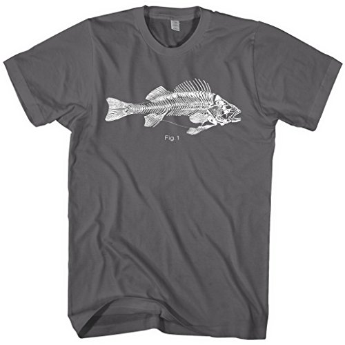 Mixtbrand Men's Fish Fossil Skeleton T-shirt