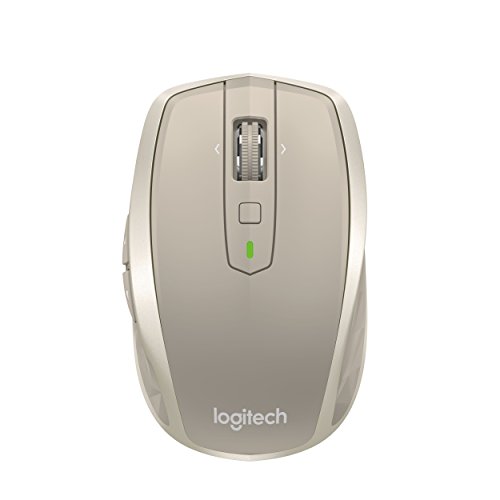 Logitech MX Anywhere 2 Wireless Mobile Mouse, Long Range Wireless Mouse with Hyper Scroll and Easy-Switch up to 3 Devices - Stone