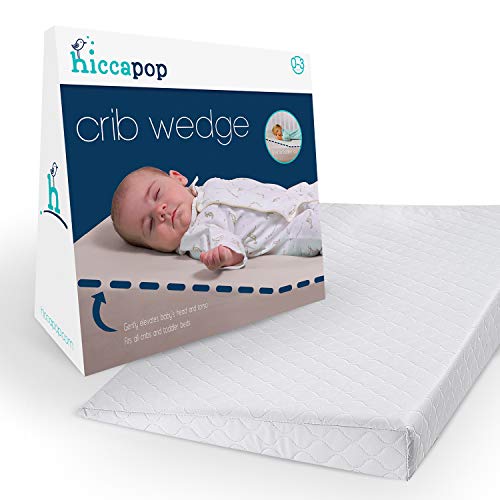 Book Cover hiccapop Foldable Safe Lift Universal Crib Wedge for Baby Mattress and Sleep