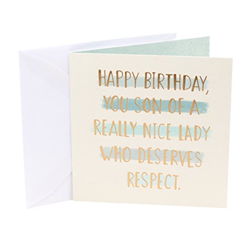Hallmark Studio Ink Birthday CardÂ  (Son of a)