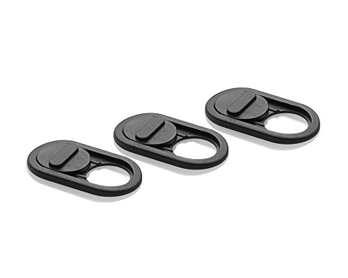 Soomz Webcam Cover Slide, Ultra-Thin for Laptop, PC, MacBook, iPhone, iMac, iPad, Smartphone, Protect Your Privacy & Security, Sliding Cover â€“ Black â€“ Good Grip & Strong Adhesiveness â€“ Premium Quality