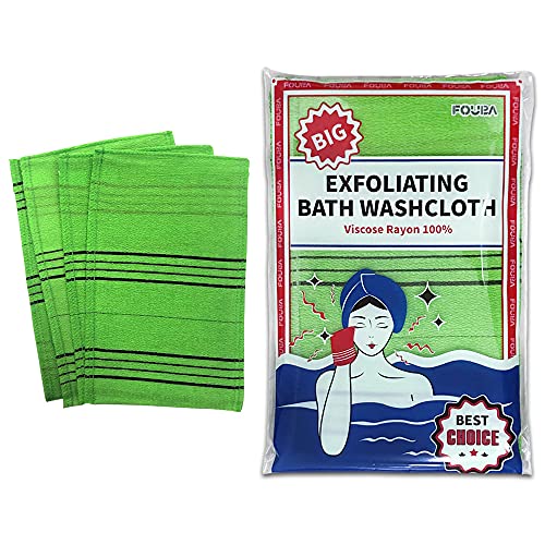 Asian Exfoliating Bath Washcloth (Large - 4 pcs)