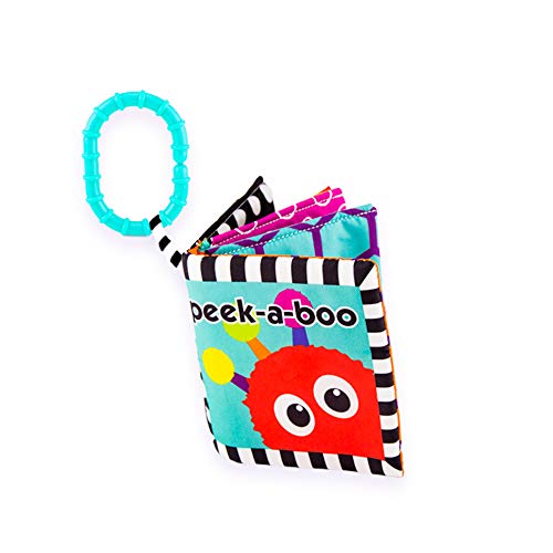 Book Cover Sassy Peek-a-Boo Activity Book with Attachable Link for On-The-Go Travel | for Ages Newborn and Up