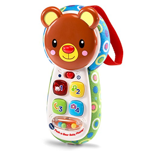 Book Cover VTech 80-502700 Peek-a-Bear Baby Phone, Multicolor