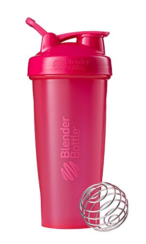 Book Cover BlenderBottle Classic Shaker Bottle Perfect for Protein Shakes and Pre Workout, 28-Ounce, Pink