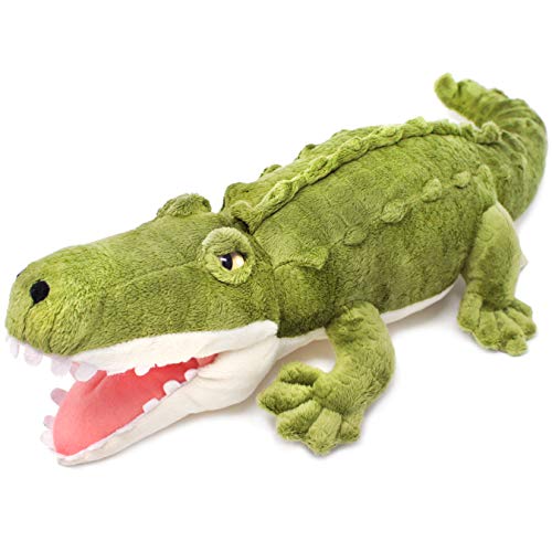 Book Cover Carioca the Crocodile | 13 Inch Large Alligator Stuffed Animal Plush | By Tiger Tale Toys