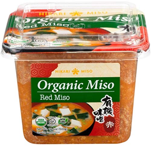 Hikari Miso Twin Pack! Hikari Organic Red Miso Paste - 2 Tubs, 17.6 Oz